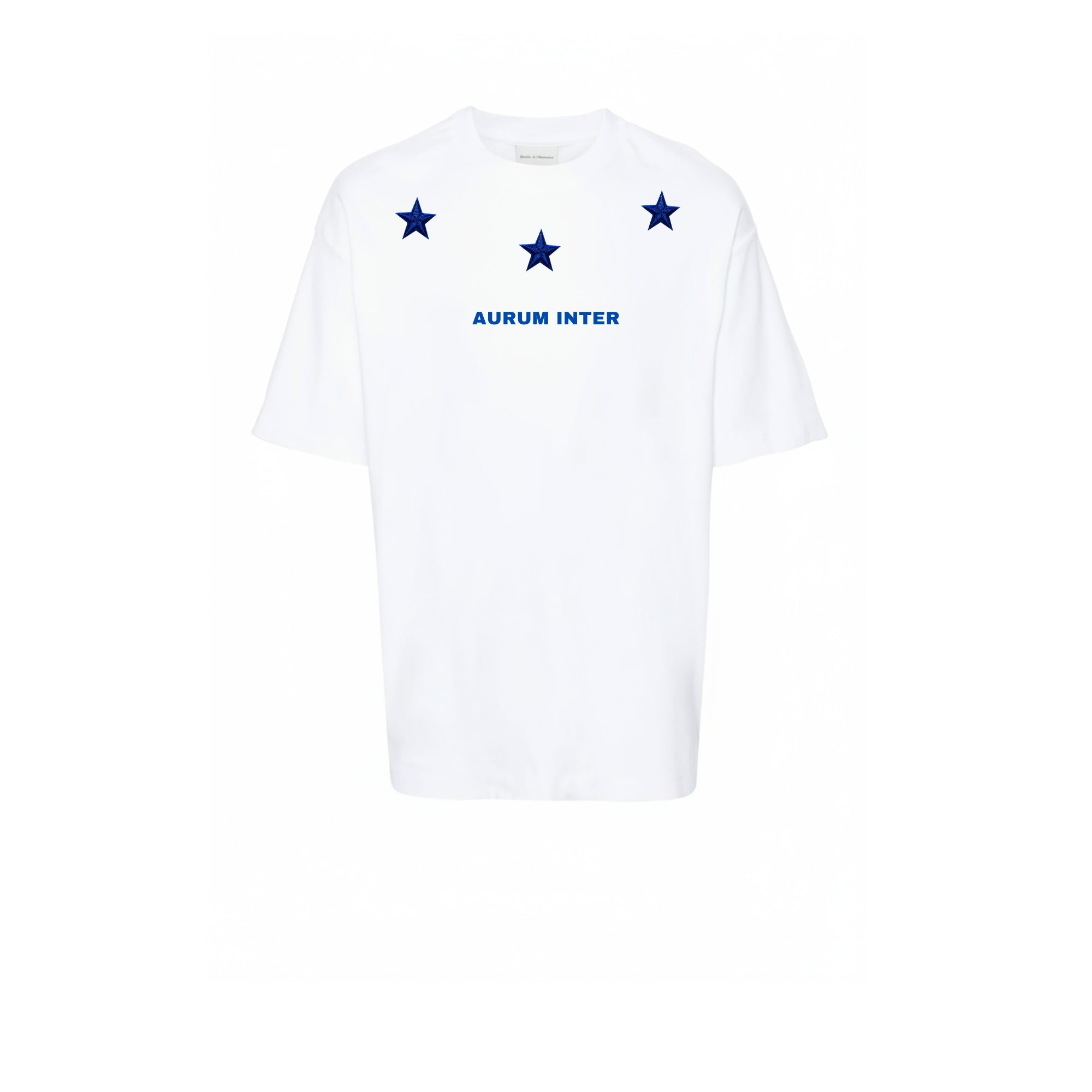 blue sky white tee